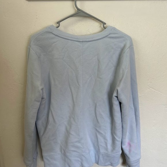 Light Blue V-Neck Sweater - Picture 2 of 2